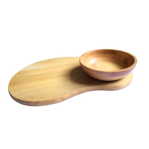 Eco Rice Husk Cutting Board Set Board With Bowl Nice Oak Wood Cutting Board Set