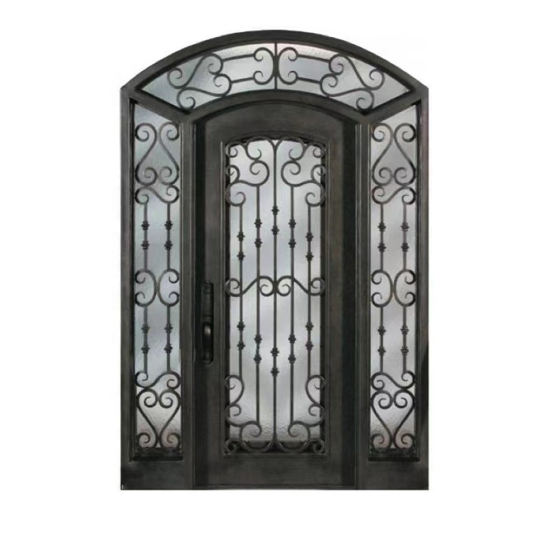 Main Wrought Dog Entrance Gate Simple Villa Modern Designs Security Grilled F Design Exterior Front Kitchen Rear Rack Iron Door