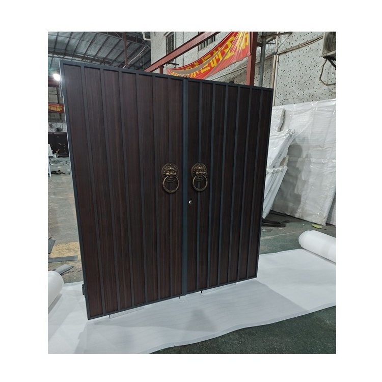 New Designs Modern Simple Iron Security Gate Stainless Steel Grill Safety Iron Main Gate