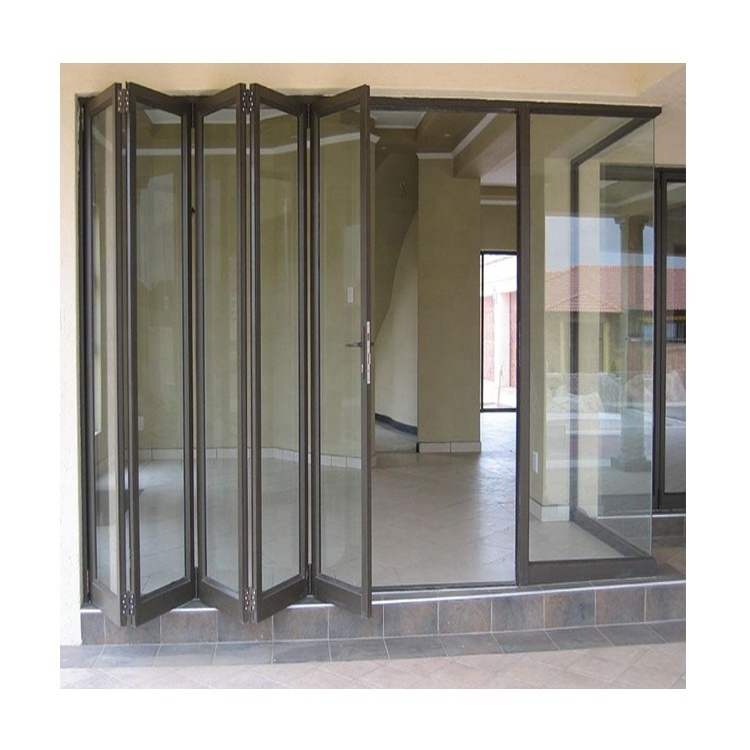 Good Quality Front Door Accordion Folding Gate Designs Glass bi Folding Door