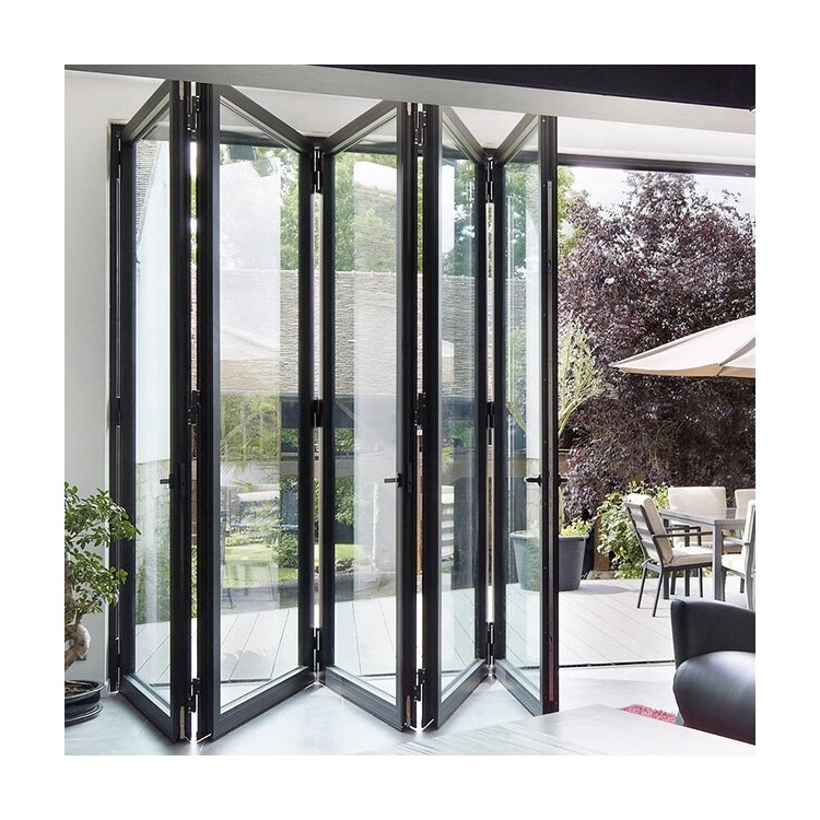 Good Quality Front Door Accordion Folding Gate Designs Glass bi Folding Door