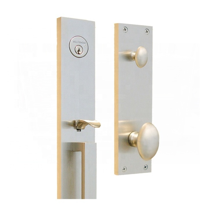 Door Brass Combination Luggage Cylinder Mortise Handle Front Gate Anti-Theft Wear-Resistant Golden Iron Locks Set Copper Lock