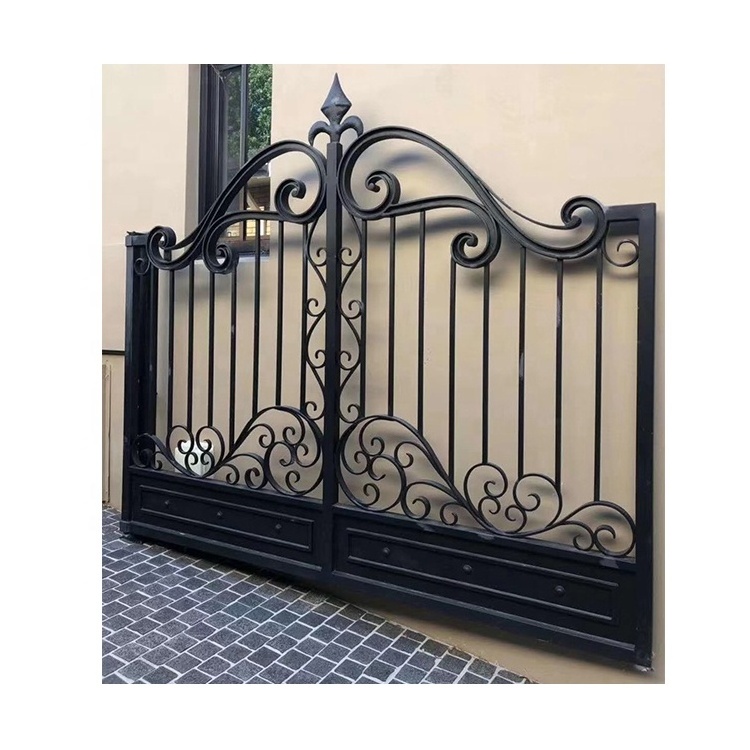 New Designs Modern Simple Iron Security Gate Stainless Steel Grill Safety Iron Main Gate