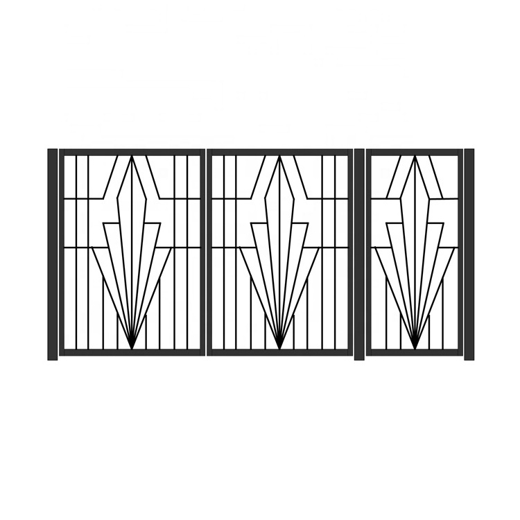 laser cut  Swimming Pool modern villa garded steel metal outdoor Wpc Aluminum screen Fence