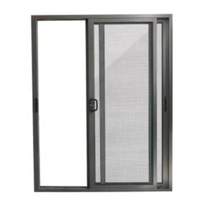 automatic white aluminum  balcony sliding glass door