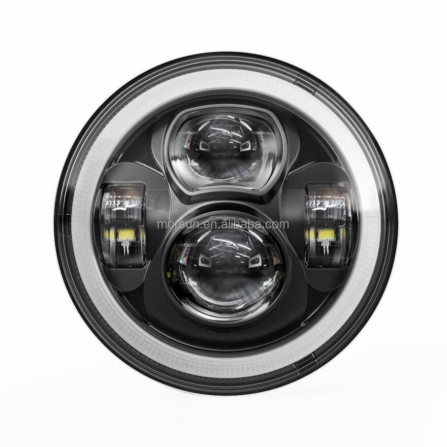 7 inch Round Led Headlights for 1961-1976 Ford F150 Accessories Led Halo Lights for American Muscle Classic Car F 150