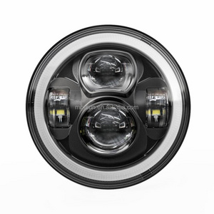 7 inch Round Led Headlights for 1961-1976 Ford F150 Accessories Led Halo Lights for American Muscle Classic Car F 150