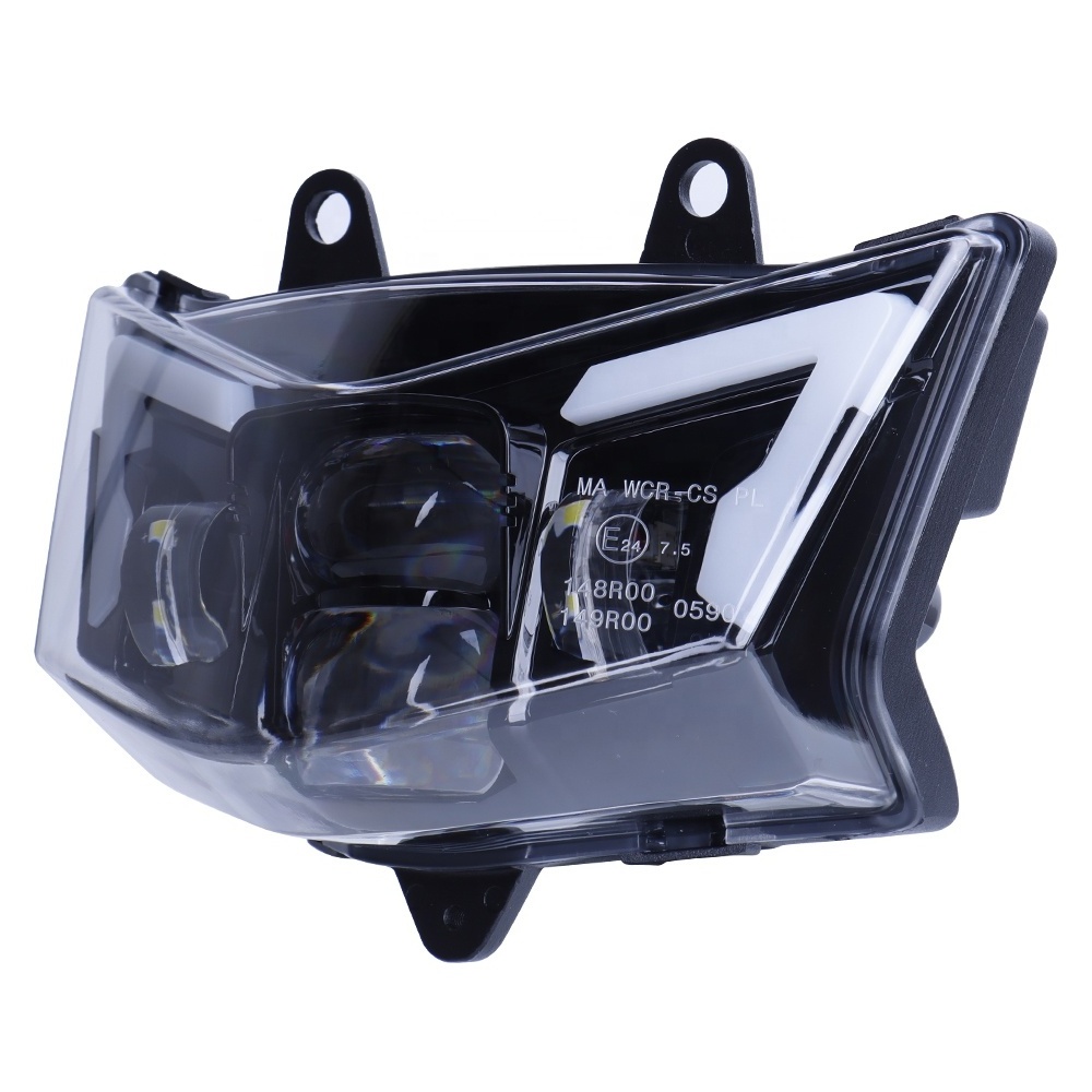 Enduro Dirt Bike Moto Headlight for Kawasaki KMX KX KLX KLR KLE ZZR KDX 110 125 140 250 300 450 650 WR Accessories Spare Parts