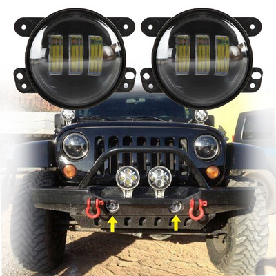 automobile led  4 inch 30w led fog lights passing lamp led car lights for jeep jk