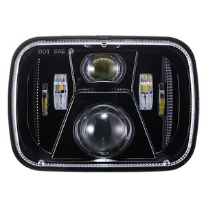 5x7 Inch LED Headlights H6054 6054 H5054 6052 LED for Jeep Cherokee XJ Wrangler YJ Comanche MJ Corolla Tacoma Ford