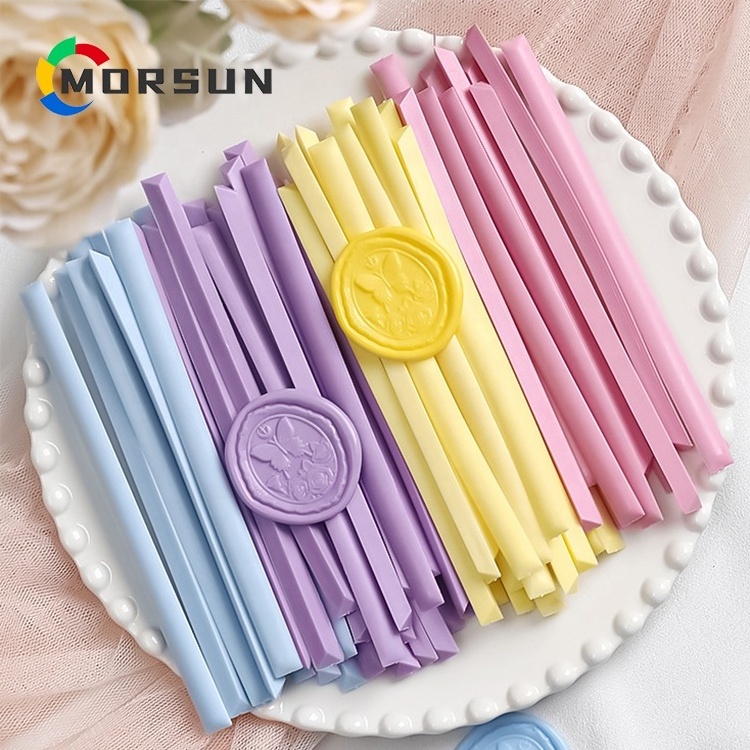 MorSun Premium Mailable Glue Gun 1/4 Sealing Wax Sticks for Wax Seal Stamp