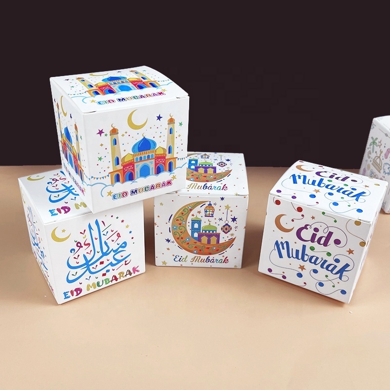 MorSun EID Mubarak Candy Boxes Ramadan Decoration Muslim Islamic Festival Party Gift Packing Box