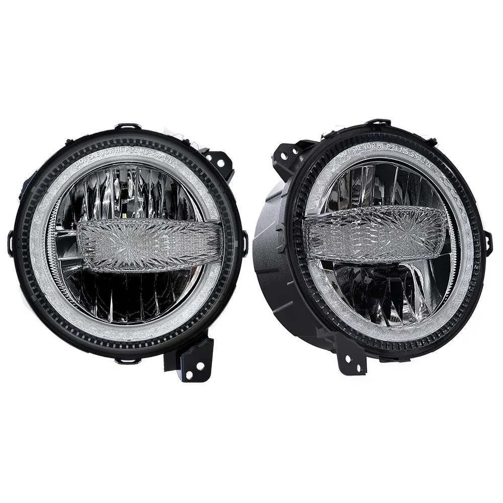 DOT 7 inch Led Headlights for 2007-2017 Jeep Wrangler JK Accessories Projector Halo Lights for Jeep Wrangler JK LJ TJ CJ7 CJ8