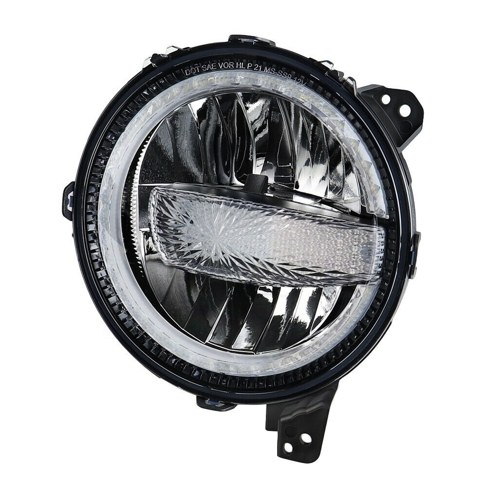 DOT 9'' inch led headlight for Jeep Gladiator JT accessories 2018+ reflector led headlight for jeep wrangler 12v