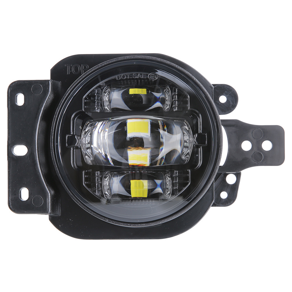 Bumper led fog lights for Jeep Wrangler JL 2018+ accessories led fog driving lamps 12v lighting system