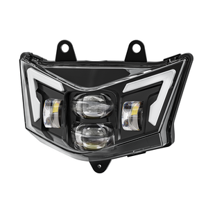 Morsun For Kawasaki KMX KX KLX Motocross Superbike LED Headlight for KLX125 140 250 12v headlamp