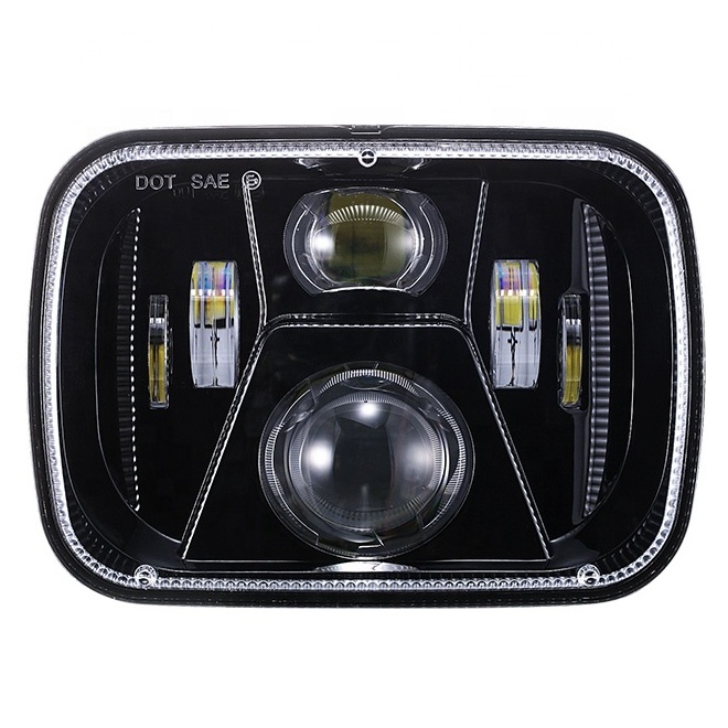 Square 5x7 Led Headlights for 1995 1996 1997 Toyota Tacoma Accessories Led Lights for Toyota Tacoma Parts