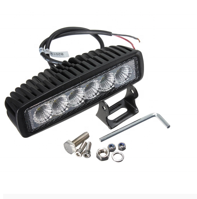 18W Offroad DRL LED Work Light Flood Beam Spotlight 12V Daytime Running Light For Jeep 4x4 ATV 4WD SUV Car Styling