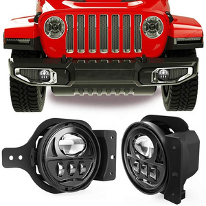 Morsun For Jeep Wrangler JL 2018+ 4" LED bumper Fog Light for RUBICON SAHARA driving lamp accessories