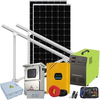 Complete 1KW 2KW 3KW 4KW 5KW Home Ground Solar Power System Kit / Panel Solar 1000W / Off Grid Solar Power System 5KW