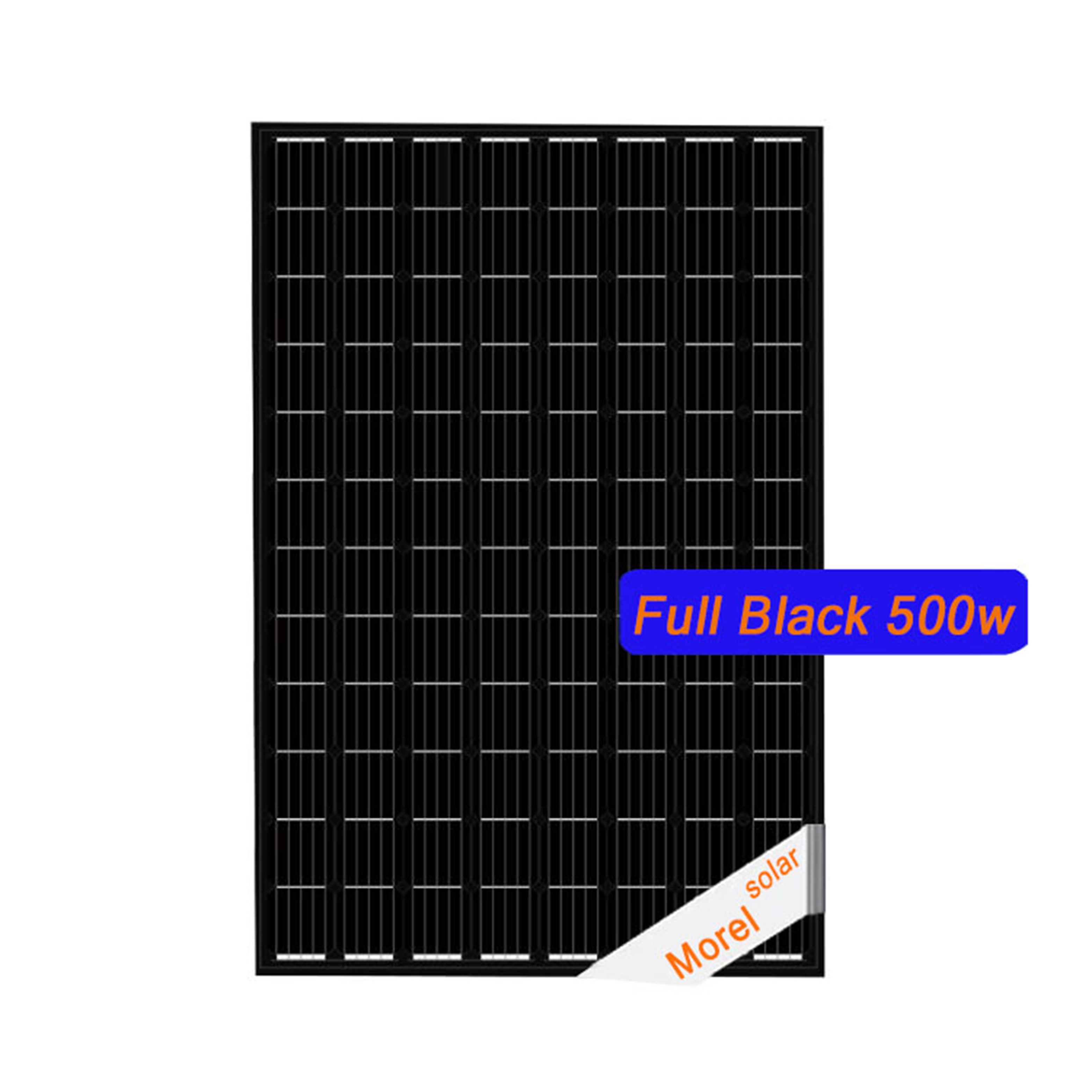 Full black 96 cells mono crystalline 48 volt 500w single monocrystalline 5bb 48v 500 watt solar panel