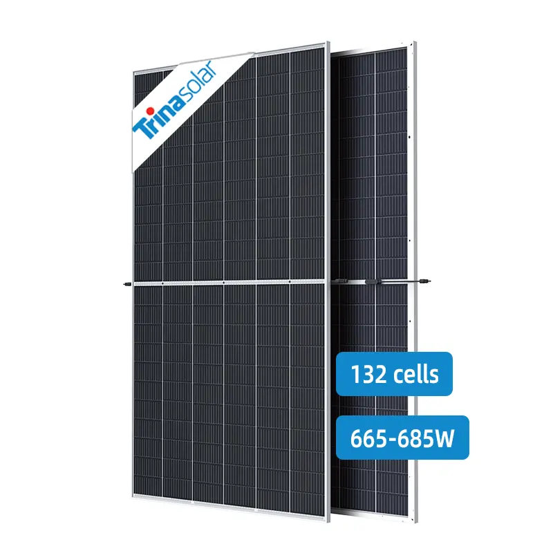 Trina tsm-neg21c.20 Solar Panel 695 Watt Panels Bifacial Europa Lager Doppelglas Vertex S Full Solaire 690w 680w