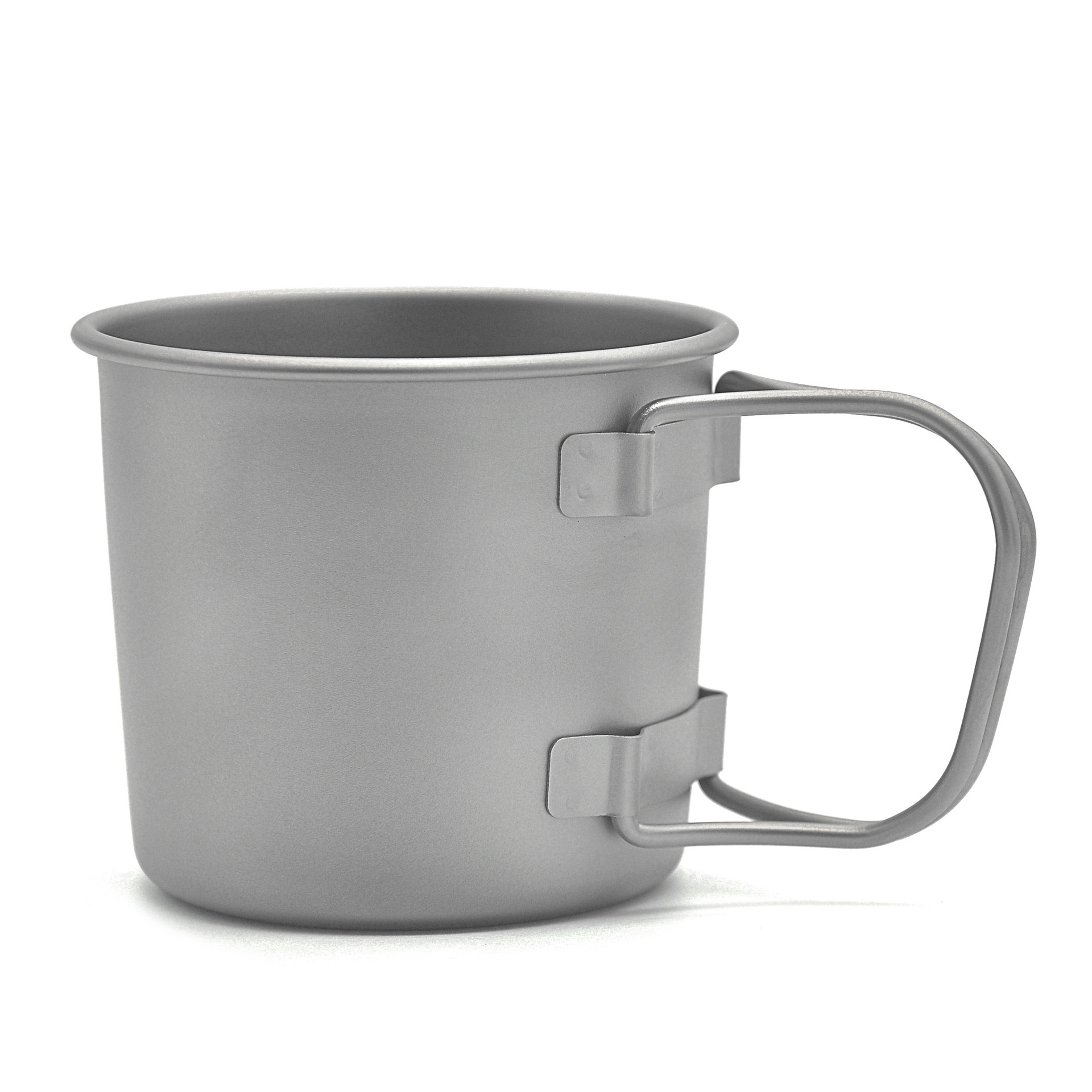 450ml Titanium Pot Mug Outdoor Camping Folding Handle Mug & Cup