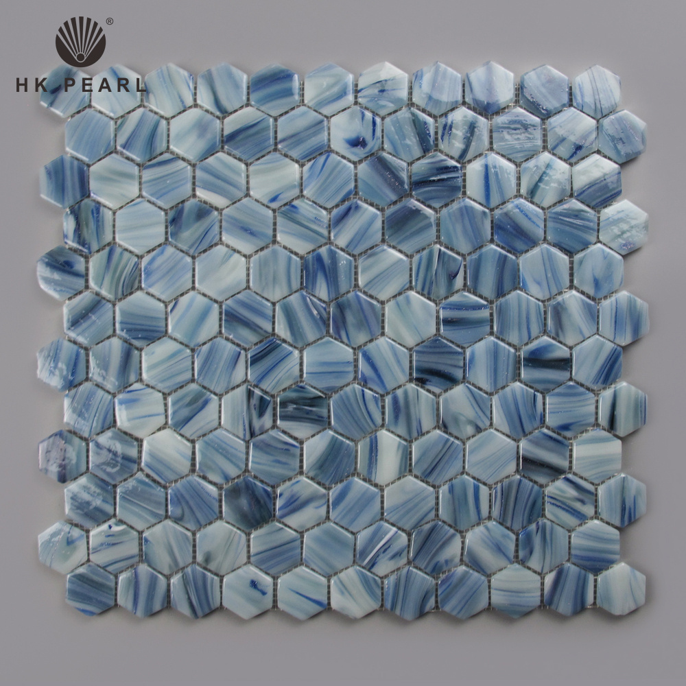 Hexagon Mosaic Decorative Floor Wall Tile Peel and Stick New Design Mozaik Art Tiles