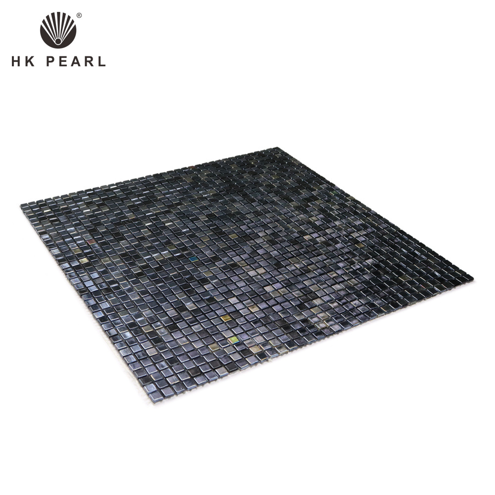 Square Tile Grid Wall Decor Hot Melt Glass Tile Roman Backsplash Mosaic For Sale