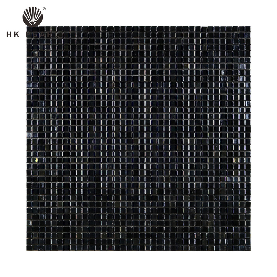 Square Tile Grid Wall Decor Hot Melt Glass Tile Roman Backsplash Mosaic For Sale