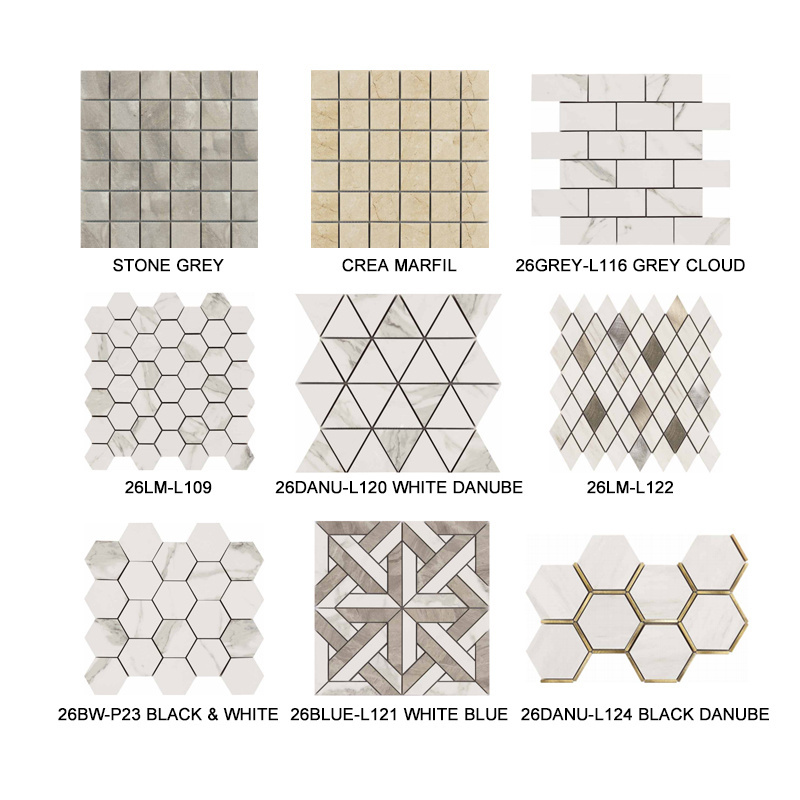 New Design Herringbone Mosaic Tile For Bathroom Wall Mosaic Floor Kitchen White Herringbone Porcelain Tiles Mosaics Backsplash