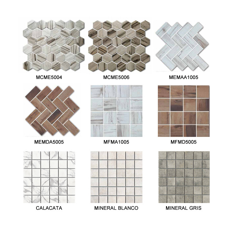 New Design Herringbone Mosaic Tile For Bathroom Wall Mosaic Floor Kitchen White Herringbone Porcelain Tiles Mosaics Backsplash