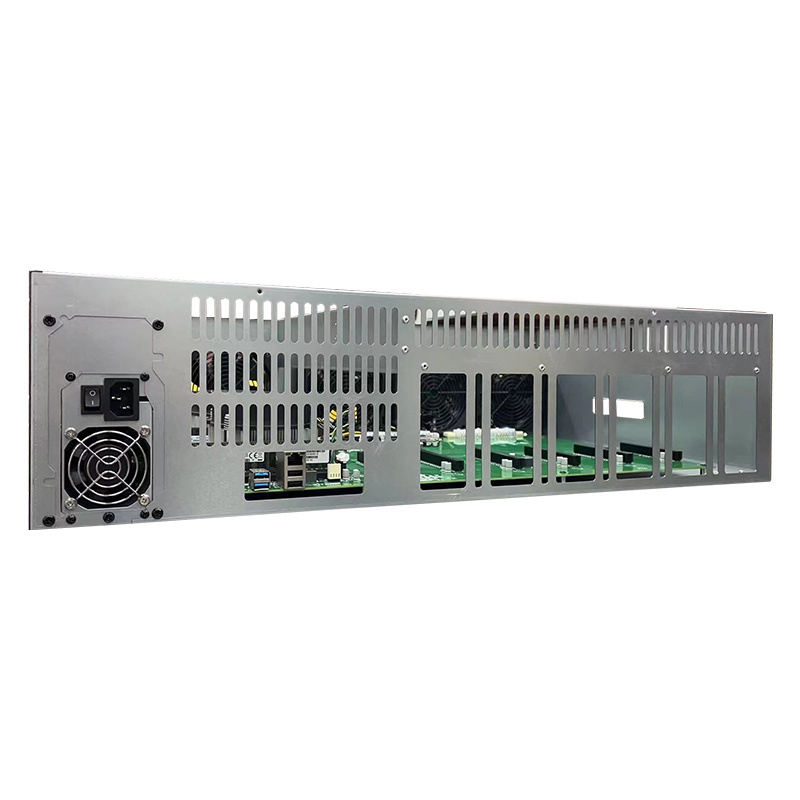 65mm 6GPU X99 chassis, suitable for home 6 card AMD graphics gpu rig server chassis