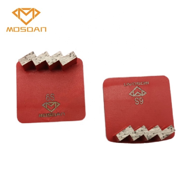 Metal Bond Single Zigzag Diamond Grinding Plate for Redi Lock Floor Grinders