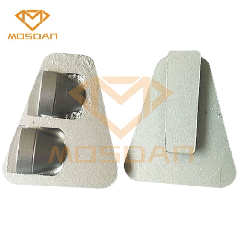 Redi Lock 2x1/2PCD Scrapers Segment Diamond Grinding Blades Pad for Concrete Floor