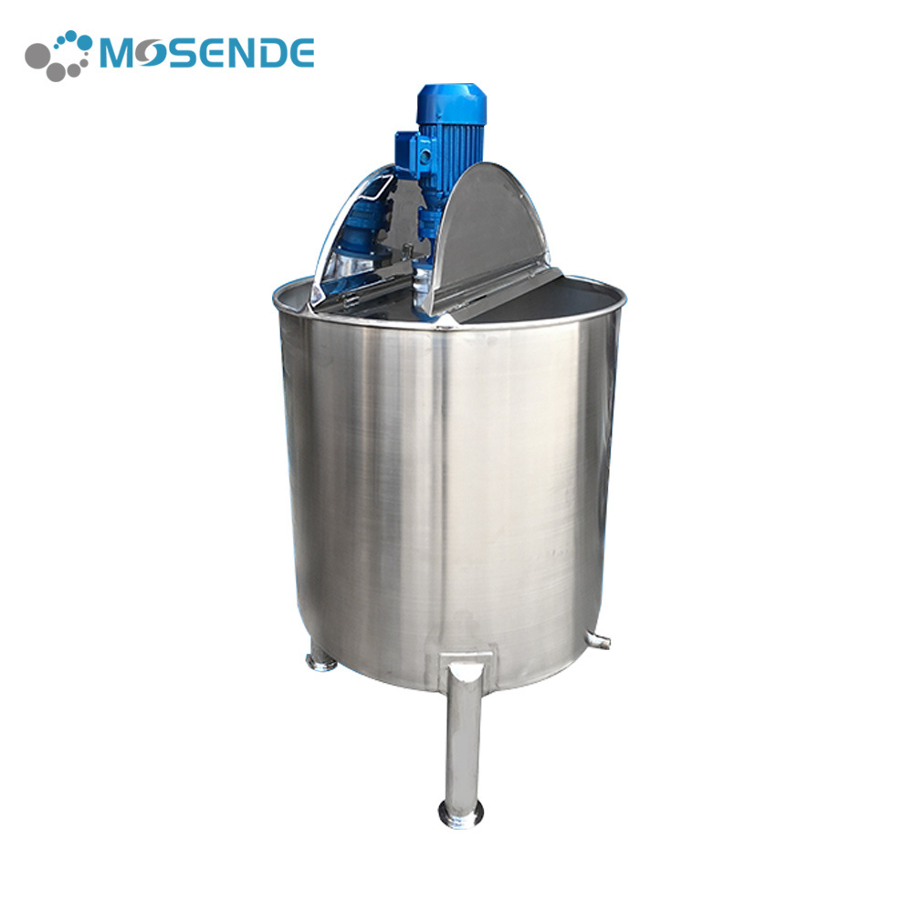 500 liter Stainless Steel Liquid Fertilizer Chicken Feed Mixing Tank With Agitator