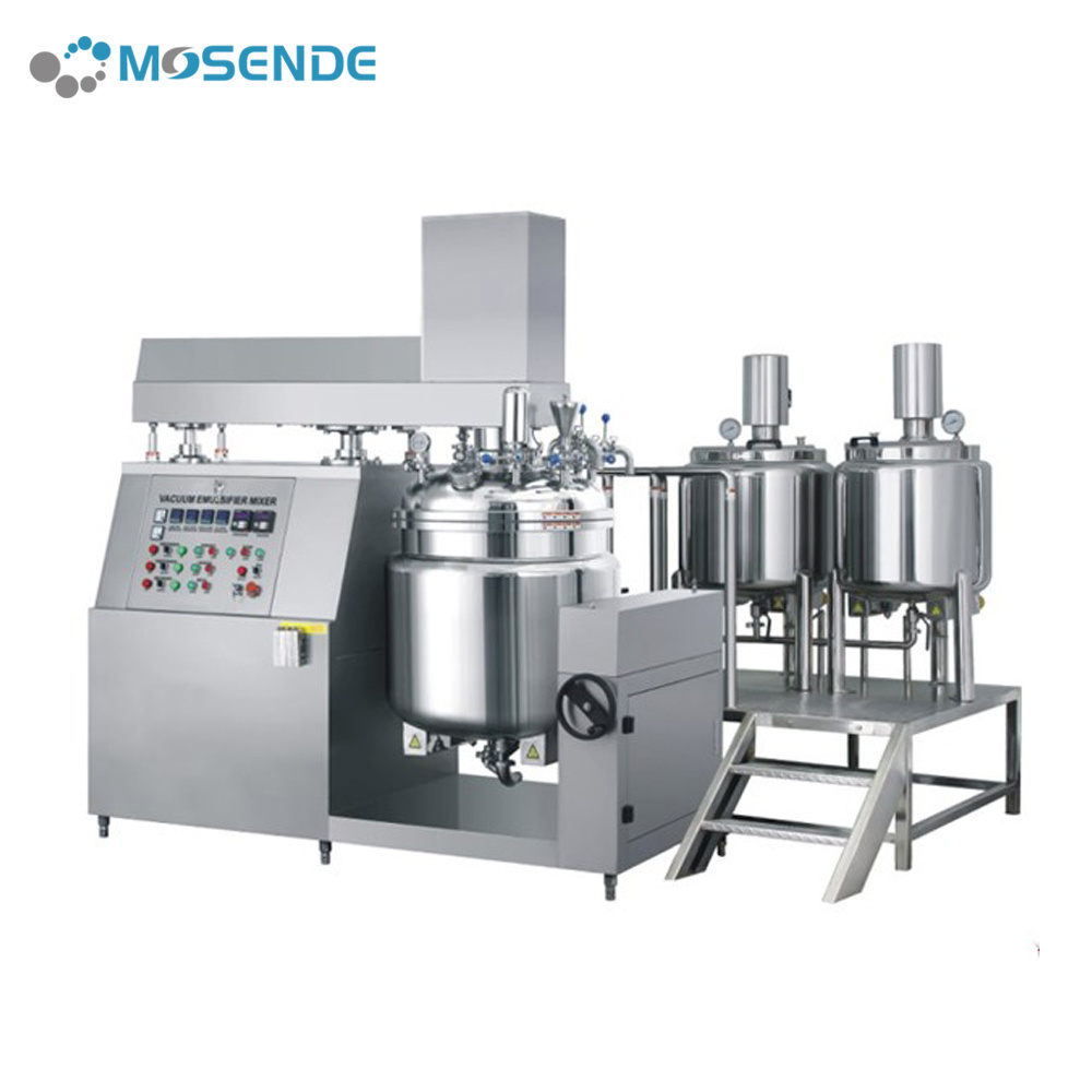 Commercial 100L Cosmetic Cream Extraction Machine Emulsifying Mixer