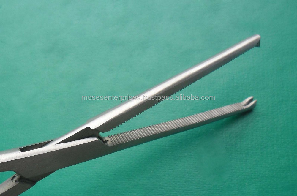 High Grade Stainless Steel Medical Room Surgical Hemostatic Dissecting Sponge Holding Forceps