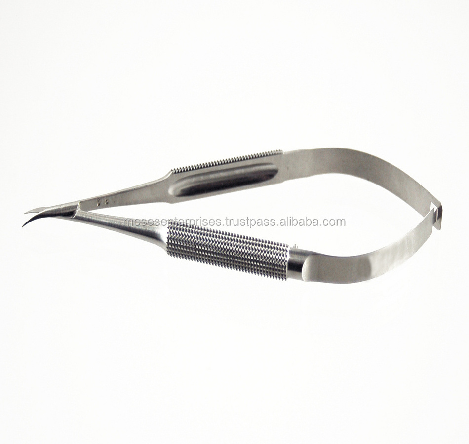 Castroviejo Needle holder Without Catch Micro Needle Holder Micro Scissor High Grade Quality Stainless Steel