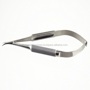 Castroviejo Needle holder Without Catch Micro Needle Holder Micro Scissor High Grade Quality Stainless Steel