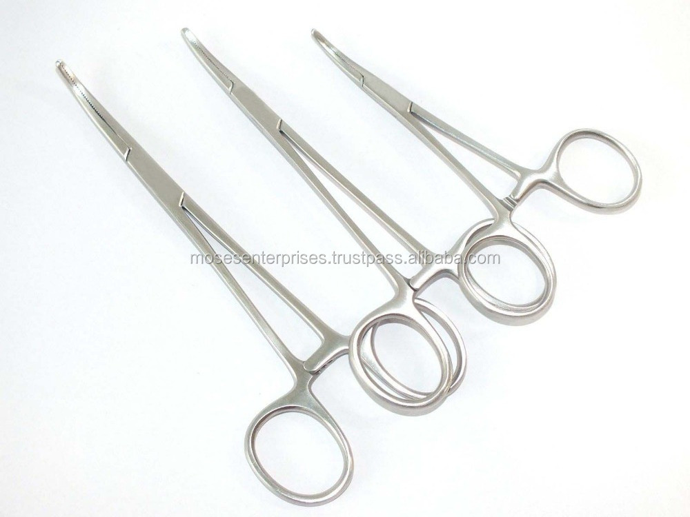 High Grade Stainless Steel Medical Room Surgical Hemostatic Dissecting Sponge Holding Forceps