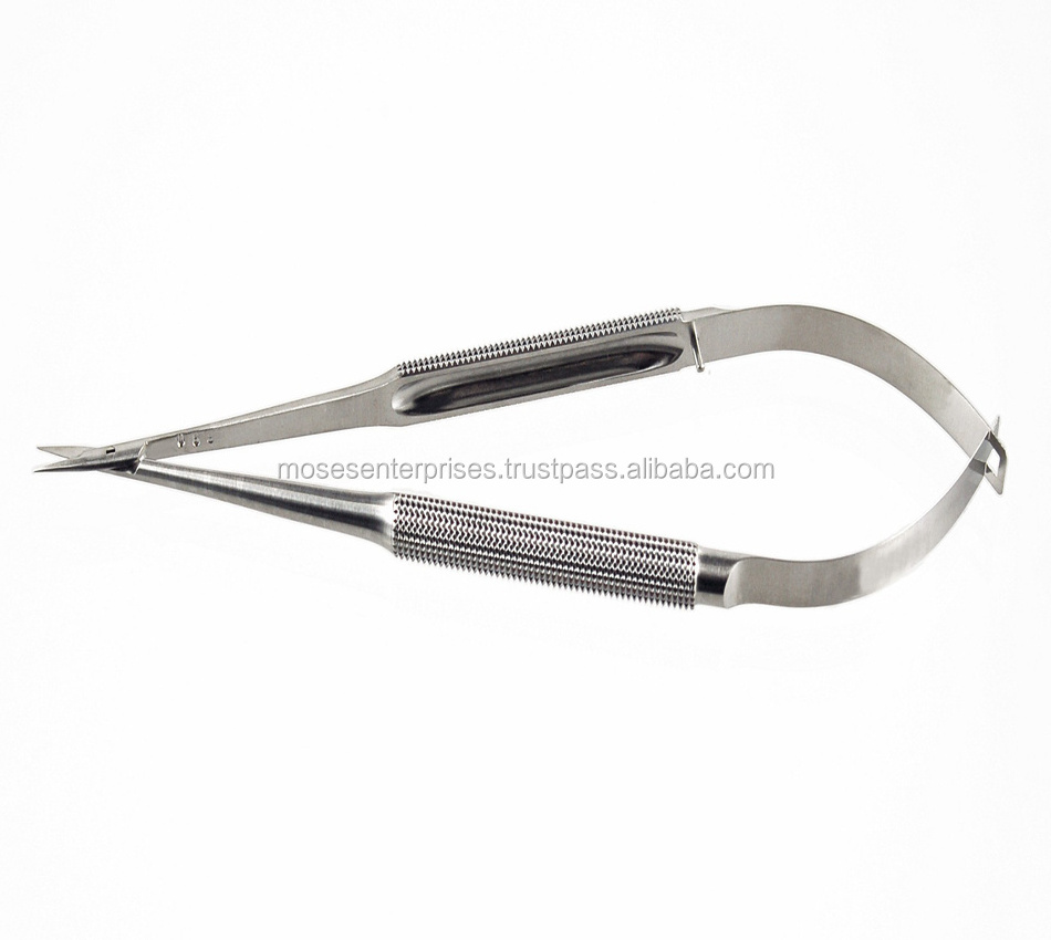 Castroviejo Needle holder Without Catch Micro Needle Holder Micro Scissor High Grade Quality Stainless Steel