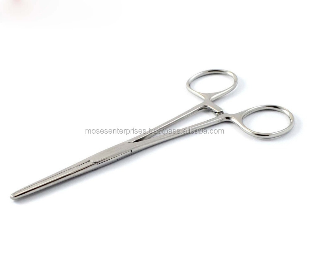 High Grade Stainless Steel Medical Room Surgical Hemostatic Dissecting Sponge Holding Forceps