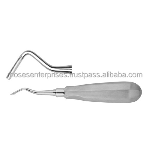 Back Action Dental Tooth Straight Spade Concave Root Tip Dental Elevators Surgical Lab Dentist Dental Winter Root Elevator Right