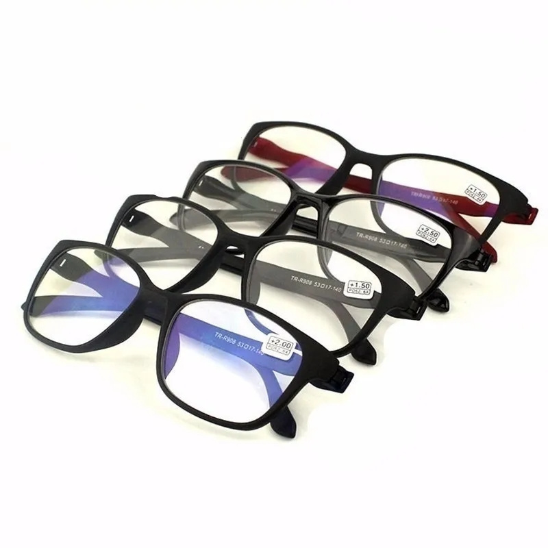 Men Reading Glasses HD Presbyopic Eyewear Eye Protection Computer Eyeglasses +1.0 To +4.0 Mens Gafas Blue Light Glasses