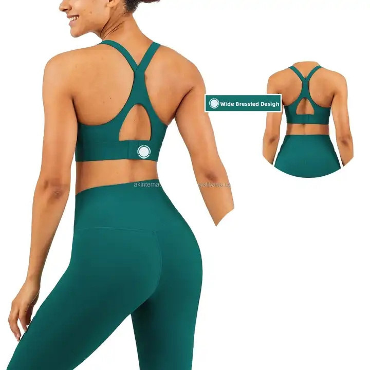 Custom Logo Fitness Wear Eco-friendly teen sport hot sexy sports bra Breathable Crop Tops Underwear Daily Used Sexy sports bras