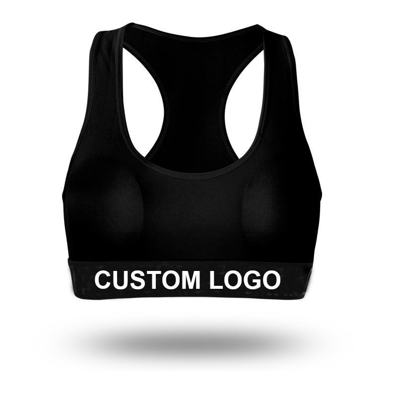 Custom Fitness Ladies Girls Running Gym Yoga Bra Tops Custom Logo Crane Exercise Workout Women Sports Bra