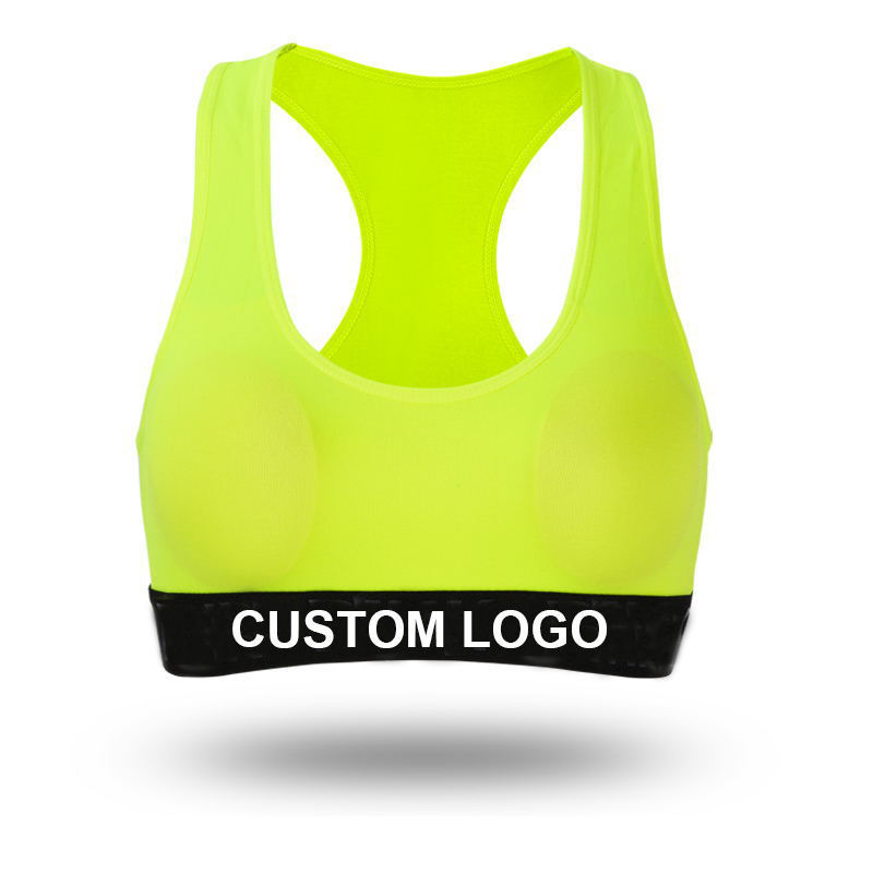 Custom Fitness Ladies Girls Running Gym Yoga Bra Tops Custom Logo Crane Exercise Workout Women Sports Bra