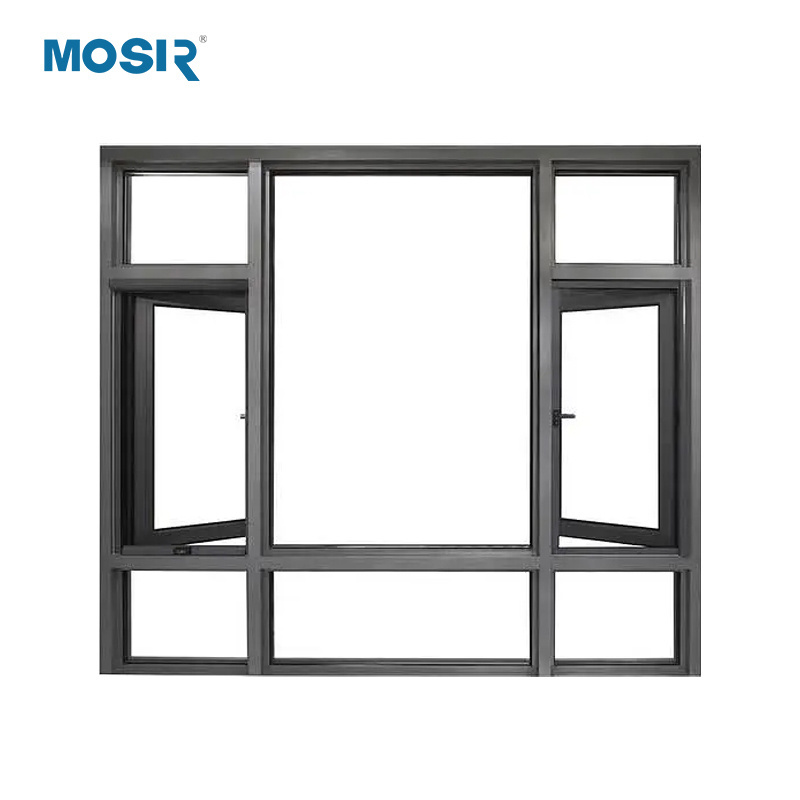 Windows French Casement Window House Windows Professional Factory Aluminum Alloy Stainless Steel Horizontal Modern Workshop