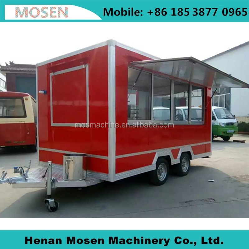 food trolley cart / churros food trailer/ coffee trucks for sale